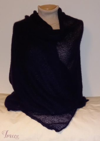 imusau.lt | parduodama tamsiai violetinis megztas moherio šalis